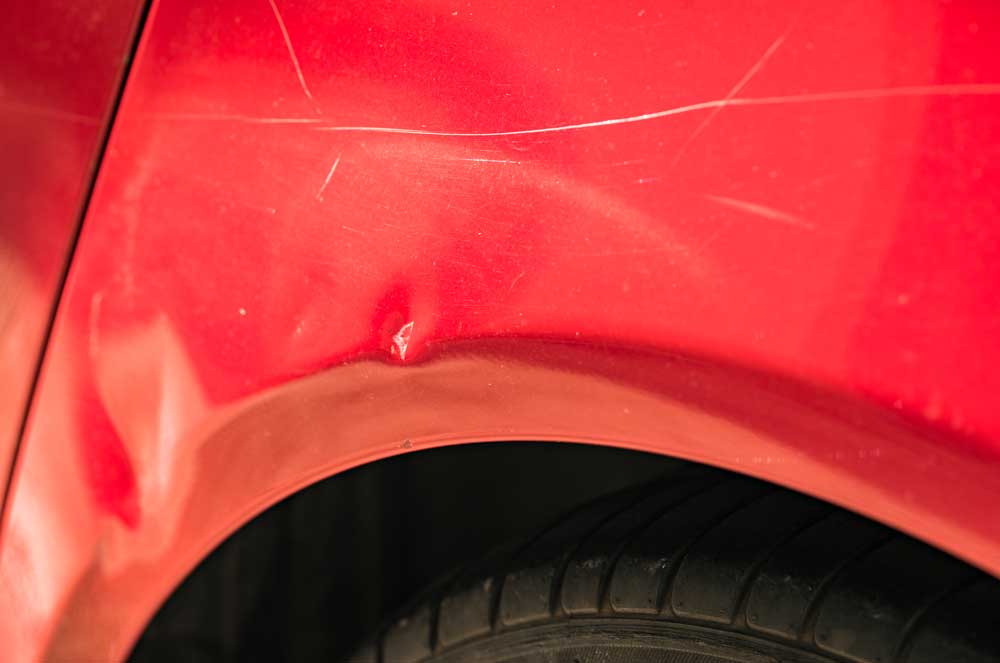 Red Car Scratch